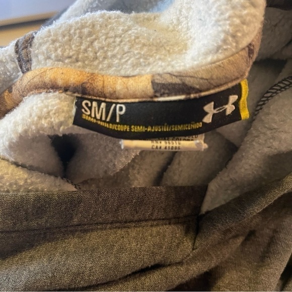 Under armour hoodie hunting antler logo gray pink size small - Picture 3 of 9